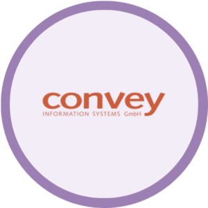 Convey Rund Logo NewS (600 x 600 px) Kunde convey | Digital | Sichtbar | SEO | GEO | Content | Meta Ads | NewSulting | Katja Dittmar