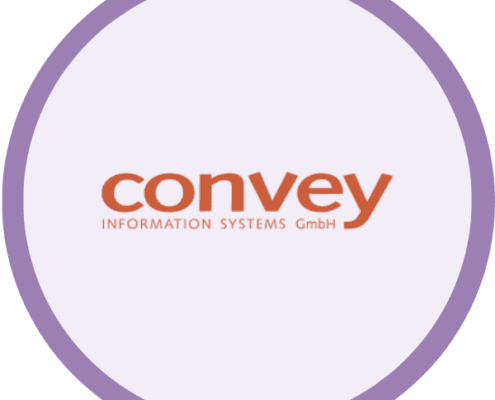 Convey Rund Logo NewS (600 x 600 px) Kunde convey | Digital | Sichtbar | SEO | GEO | Content | Meta Ads | NewSulting | Katja Dittmar