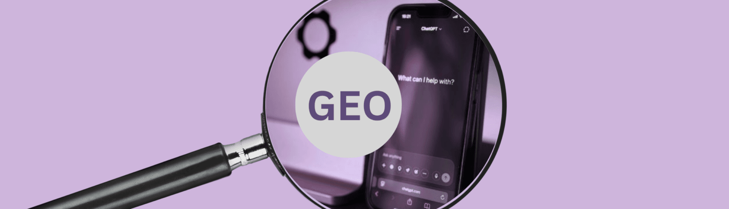 GEO NewSulting (2500 x 750 px) Headerbild GEO | Digital | Sichtbar | SEO | Content | Meta Ads | NewSulting | Katja Dittmar