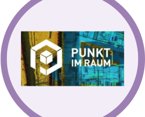 PiR Rund Logo NewS (600 x 600 px) Kunde Punkt im Raum | Digital | Sichtbar | SEO | GEO | Content | Meta Ads | NewSulting | Katja Dittmar