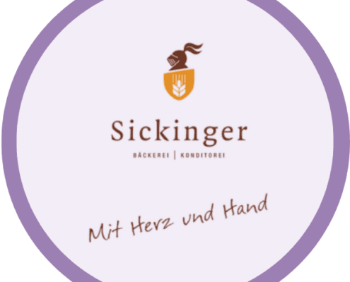 Sickinger Rund Logo NewS (600 x 600 px) Kunde Bäckerei Sickinger | Digital | Sichtbar | SEO | GEO | Content | Meta Ads | NewSulting | Katja Dittmar
